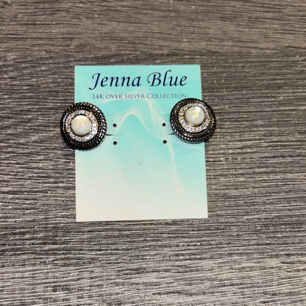 14k over Silver Earrings